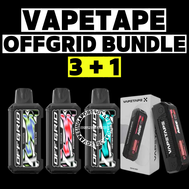 Vapetape Offgrid Bundle Device with Pod - Sg Vape Singapore Delivery