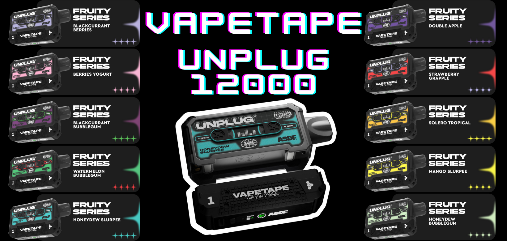 vapetape-unplug-12000-disposable vape-sg vape shop singapore vape